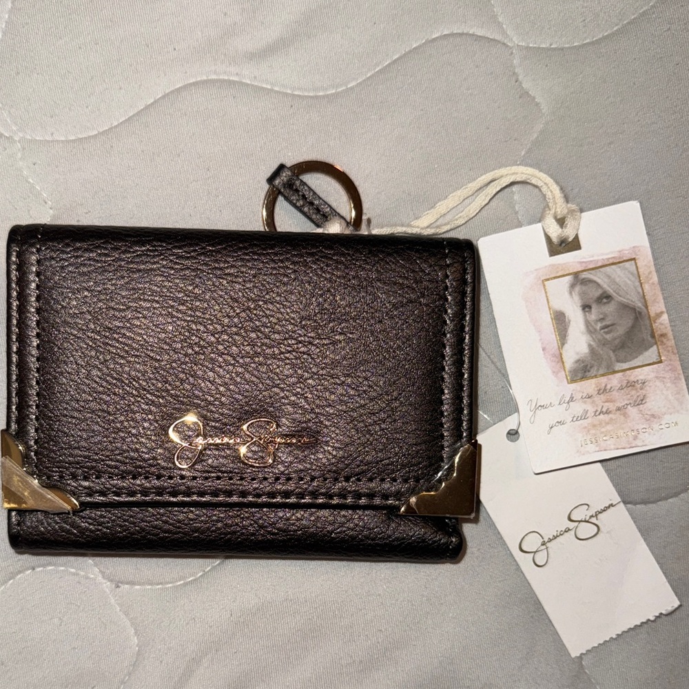 Jessica Simpson Millie double-sided trifold wallet NWT